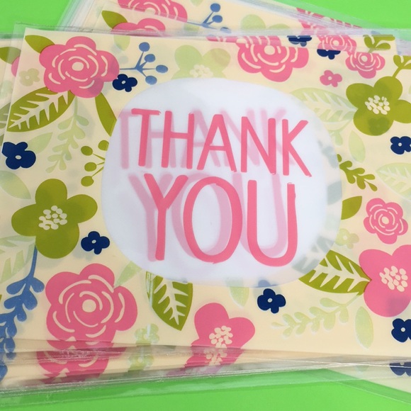20 Thank You Self Adhesive Bags PRICE IS FIRM - Picture 5 of 6